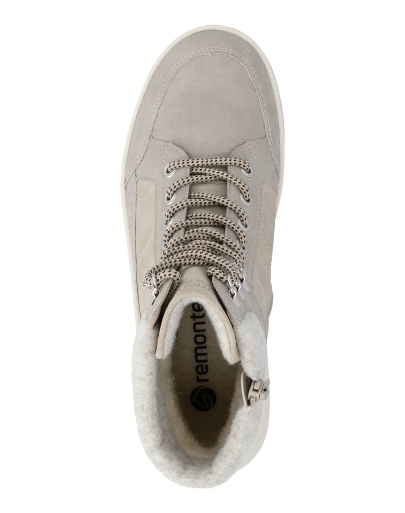 Remonte-Šnurovacie-čižmy-D3Q72-béžová