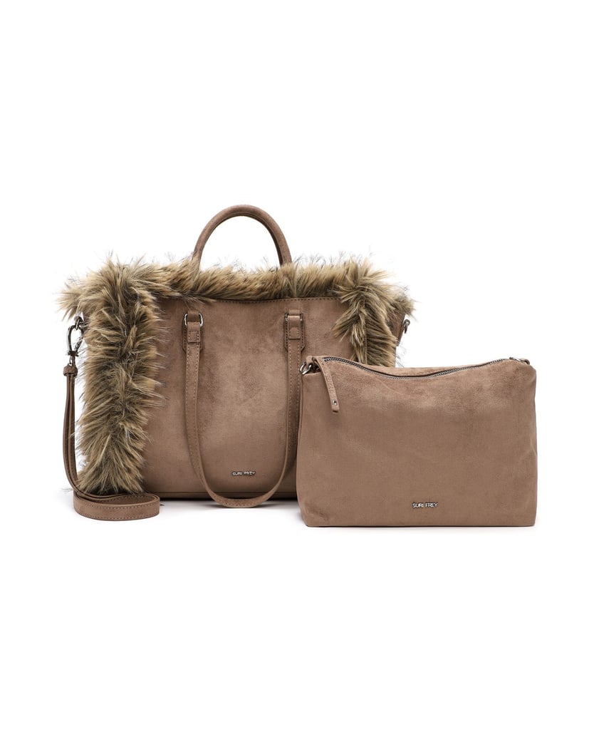 SURI-FREY-nákupná-taška-SFY-Chessy-Suede-tmavošedá
