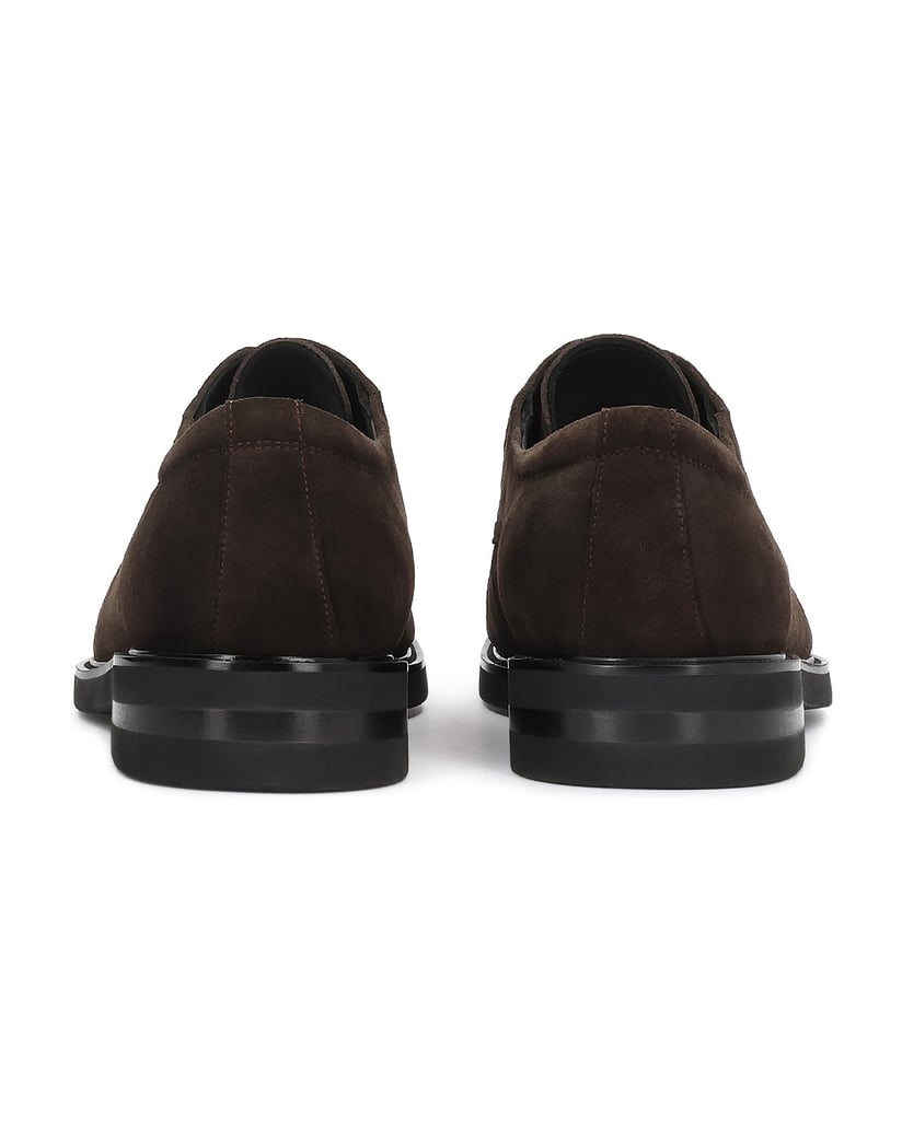 Kazar-Suede-lace-up-half-shoes-with-elastic-inserts-tmavá-hnedá