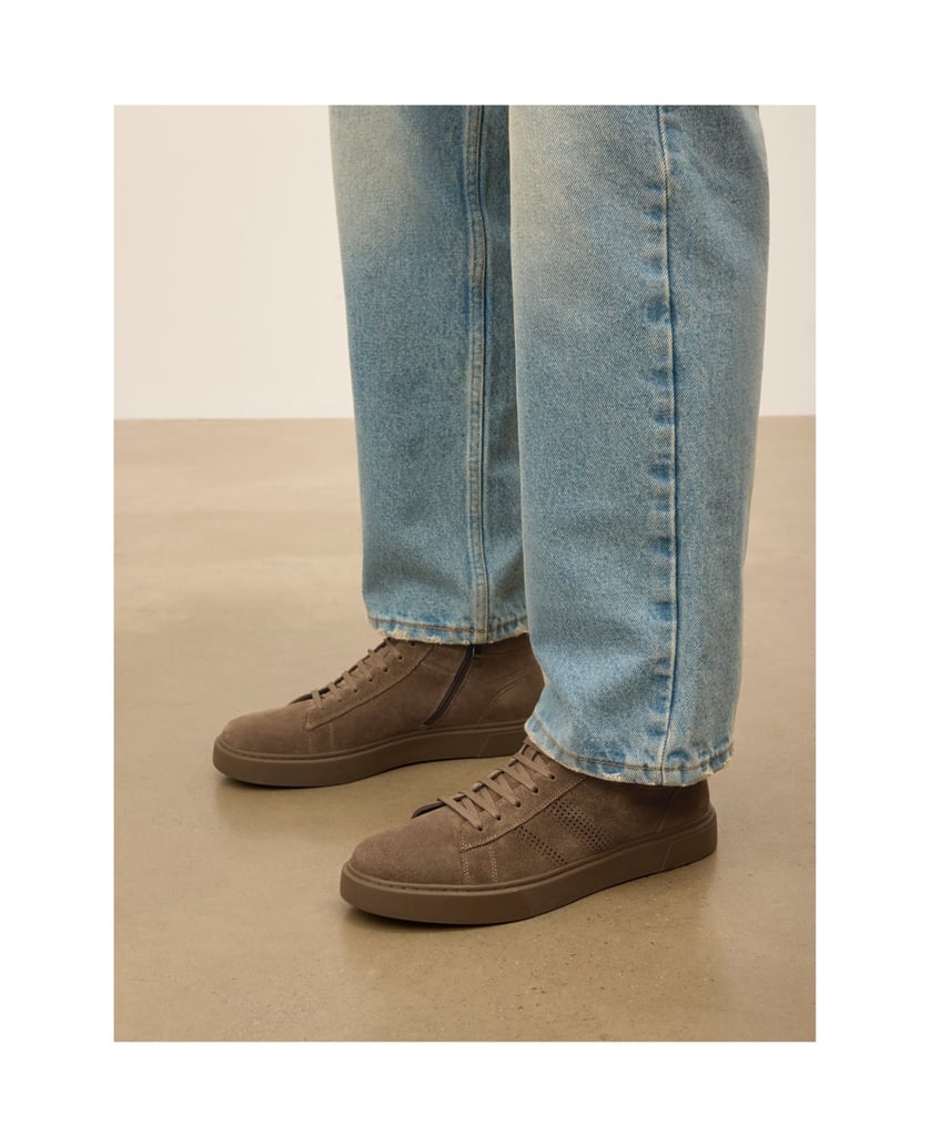 Kazar-Suede-sneakers-in-khaki-color-khaki
