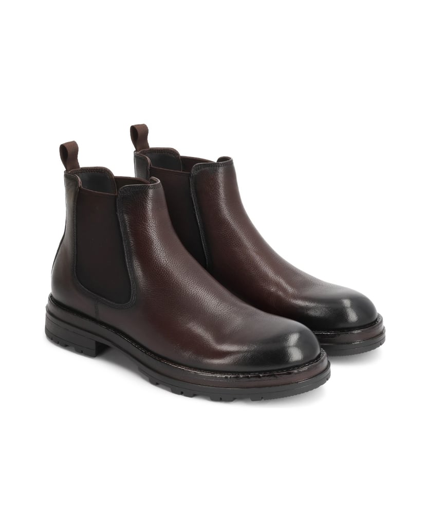Kazar-Chelsea-boots-in-brown-leather-with-shadow-effect-hnedá