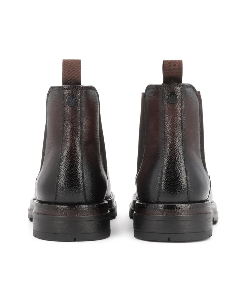 Kazar-Chelsea-boots-in-brown-leather-with-shadow-effect-hnedá