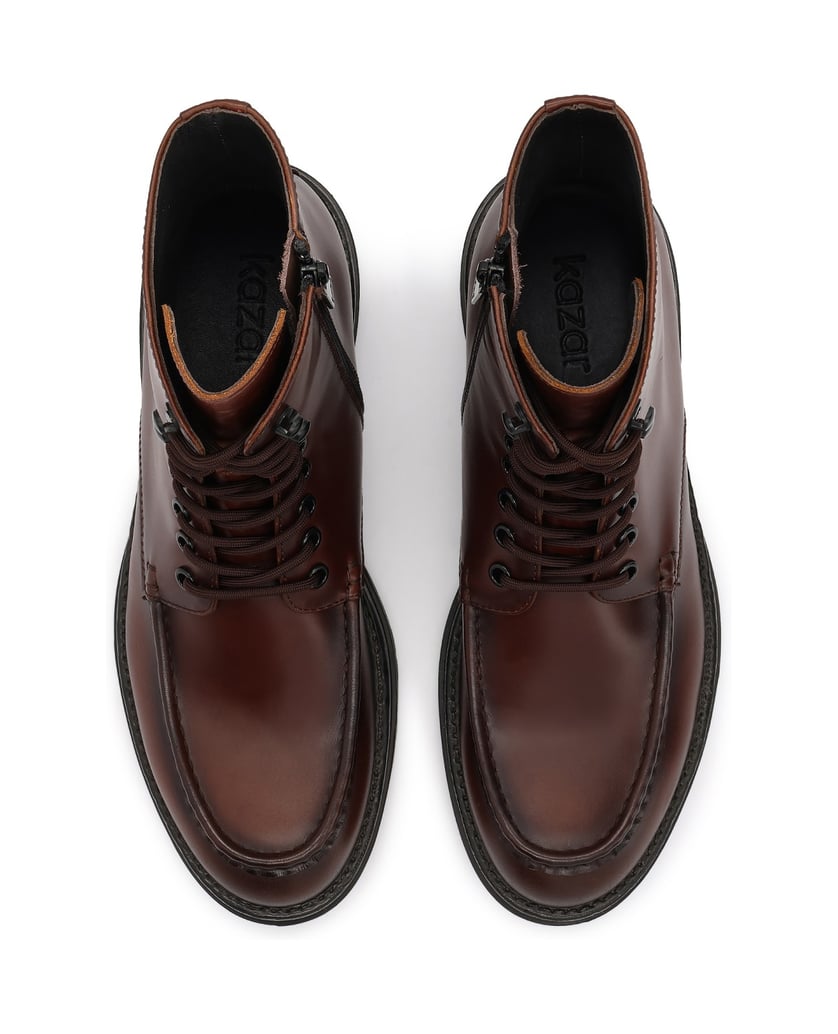 Kazar-Brown-men's-genuine-leather-flat-ankle-boots-with-insulation-hnědá