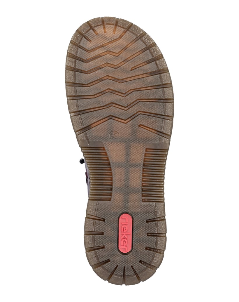 Rieker-Krátke-čižmy-53650-červená