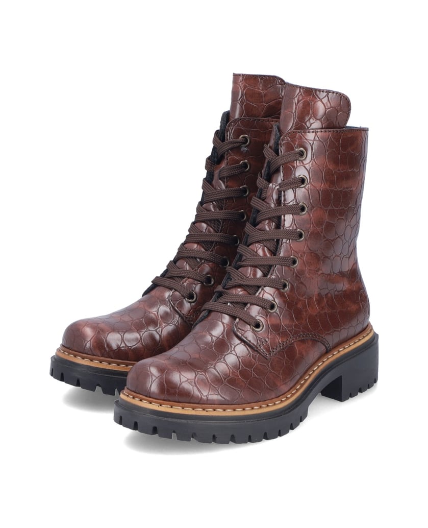 Rieker-Motorkárske-čižmy-72627-hnedá