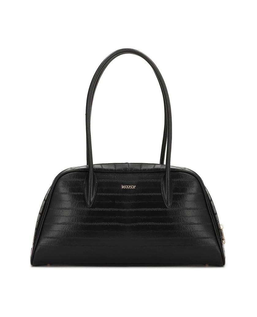 Kazar-Classic-bag-in-embossed-leather-čierna