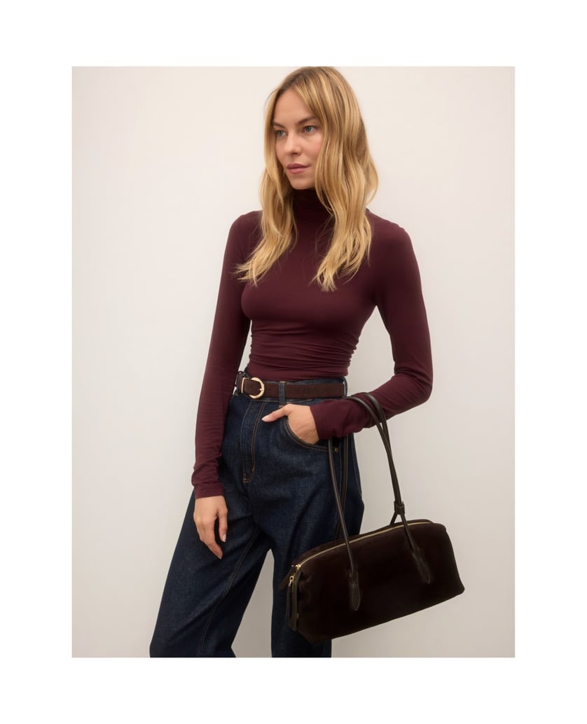 Kazar-Braune-schultertaschen-aus-wildleder-und-glattleder-dunkelbraun