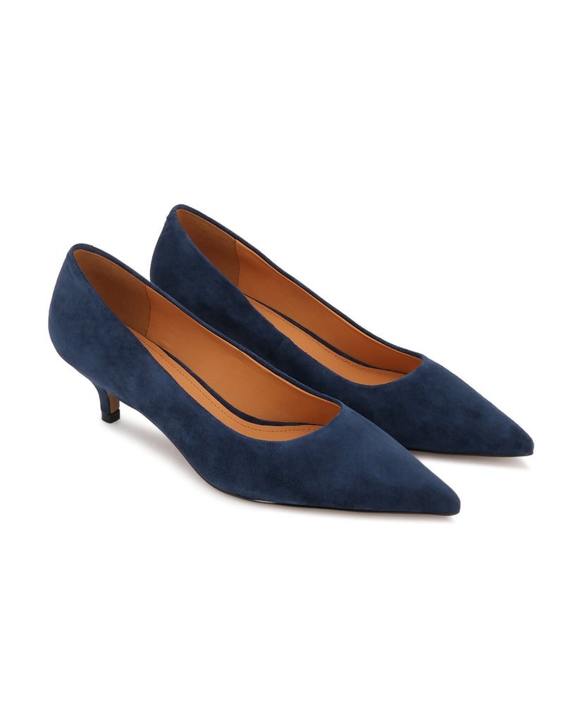 Kazar-Navy-blue-suede-pumps-with-low-heel-tmavá-modrá