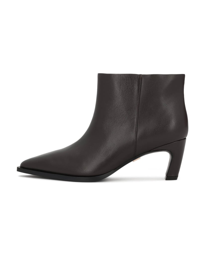 Kazar-Dark-brown-EDITIONS-booties-with-a-contoured-heel-tmavě-hnědá