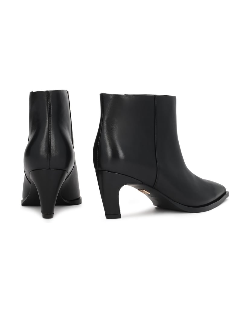 Kazar-Black-EDITIONS-booties-with-sculptural-heel-černá