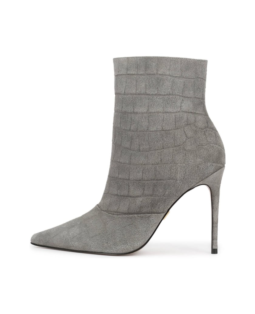 Kazar-Grey-embossed-nubuck-booties-on-a-high-stiletto-heel-šedá