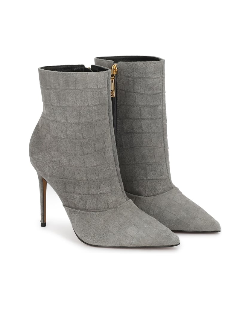 Kazar-Grey-embossed-nubuck-booties-on-a-high-stiletto-heel-šedá