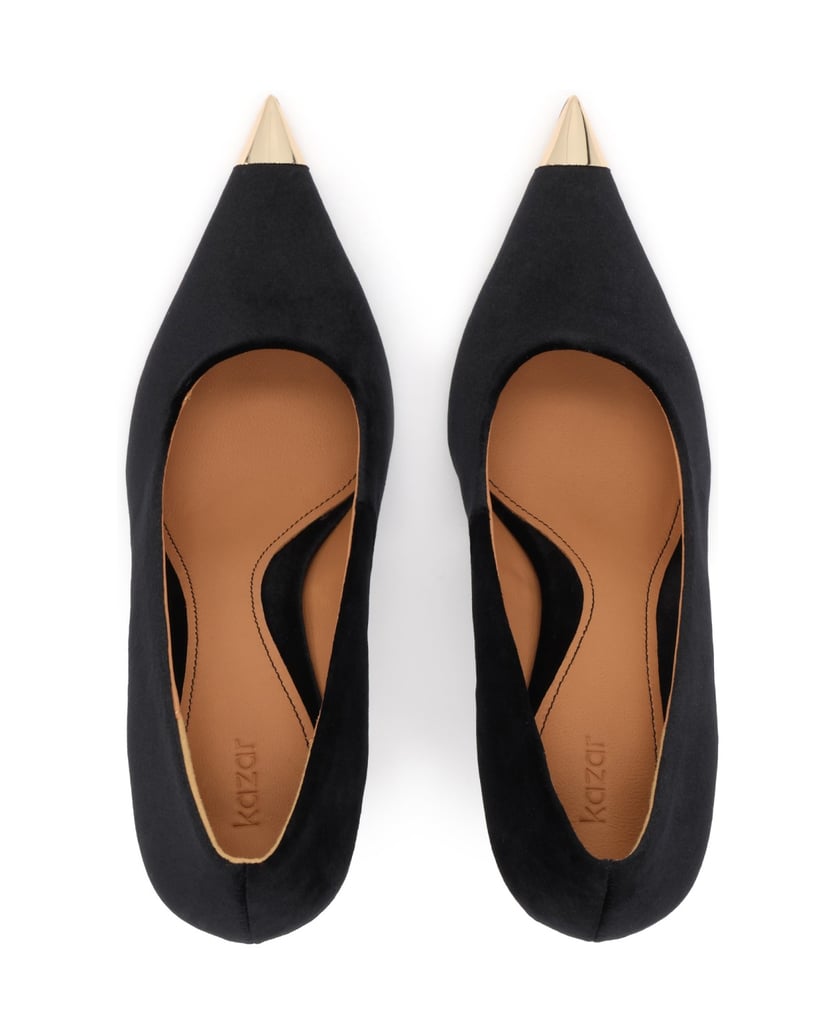 Kazar-Elegant-pumps-with-jeweled-toe-čierna