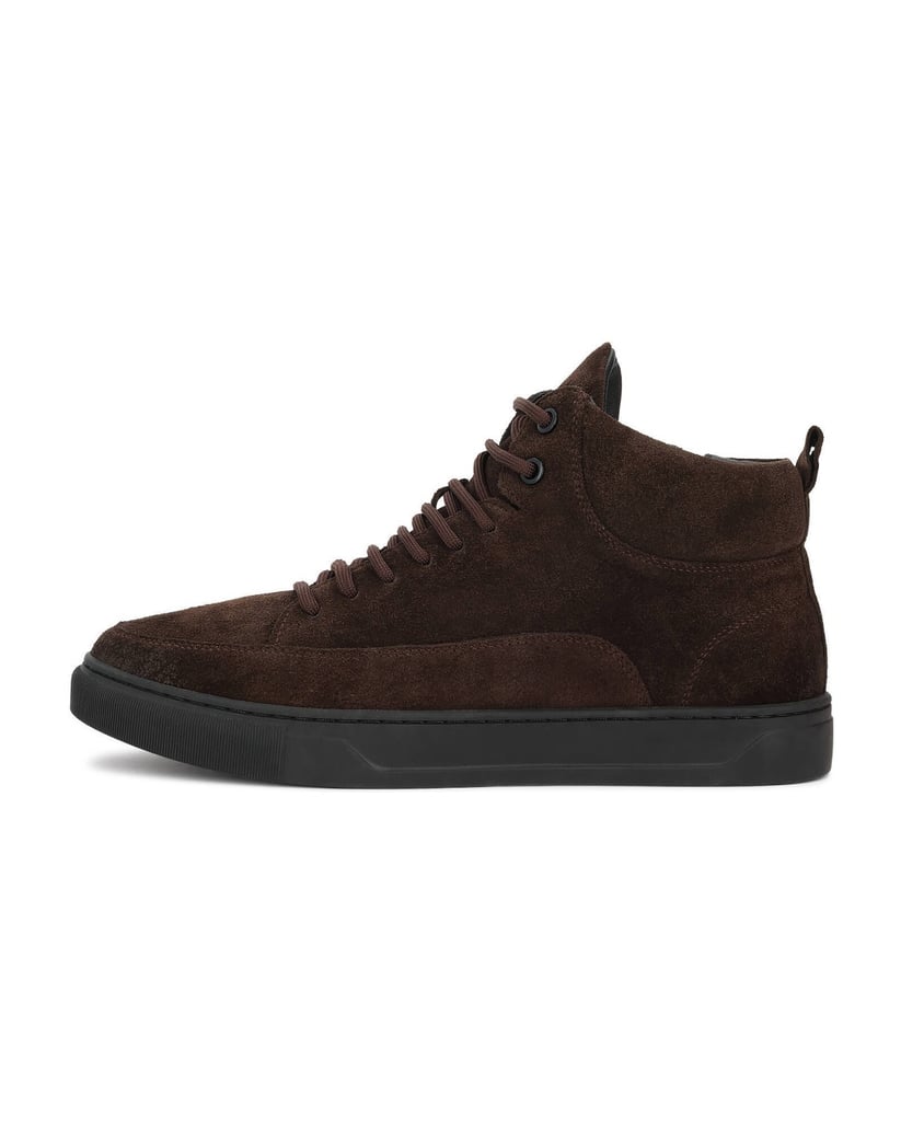 Kazar-Brown-suede-sneakers-with-zipper-and-lacing-hnedá