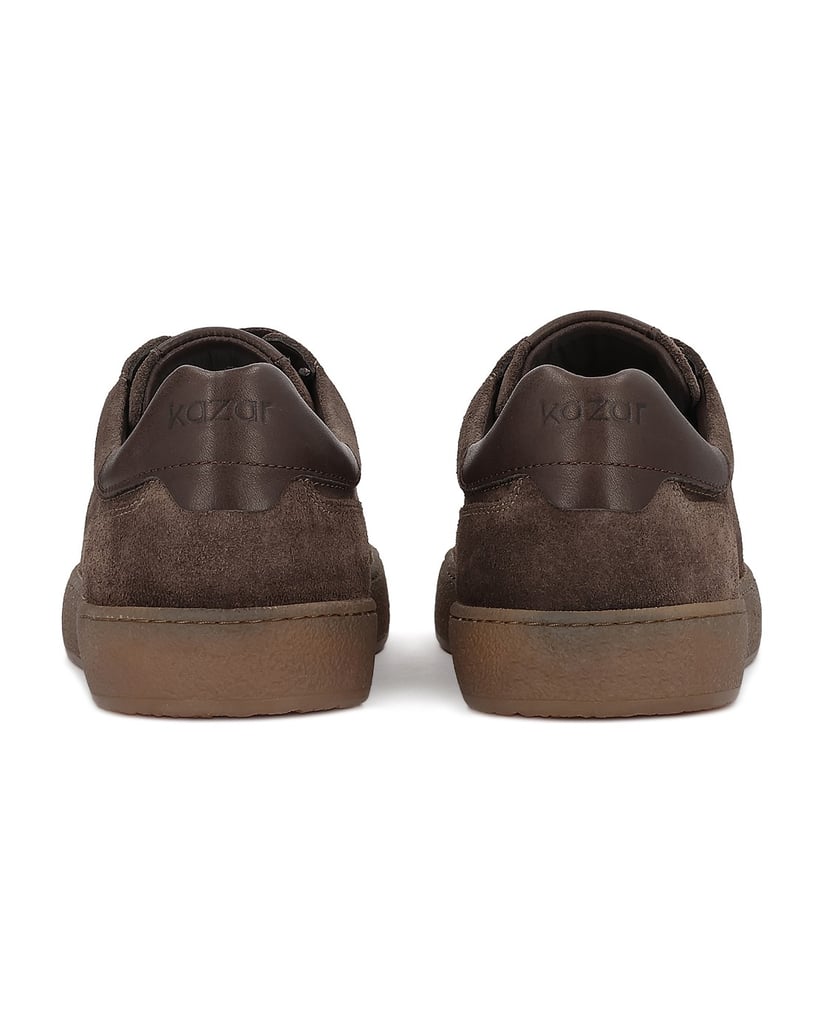 Kazar-Taupe-sneakers-with-low-upper-tmavošedá