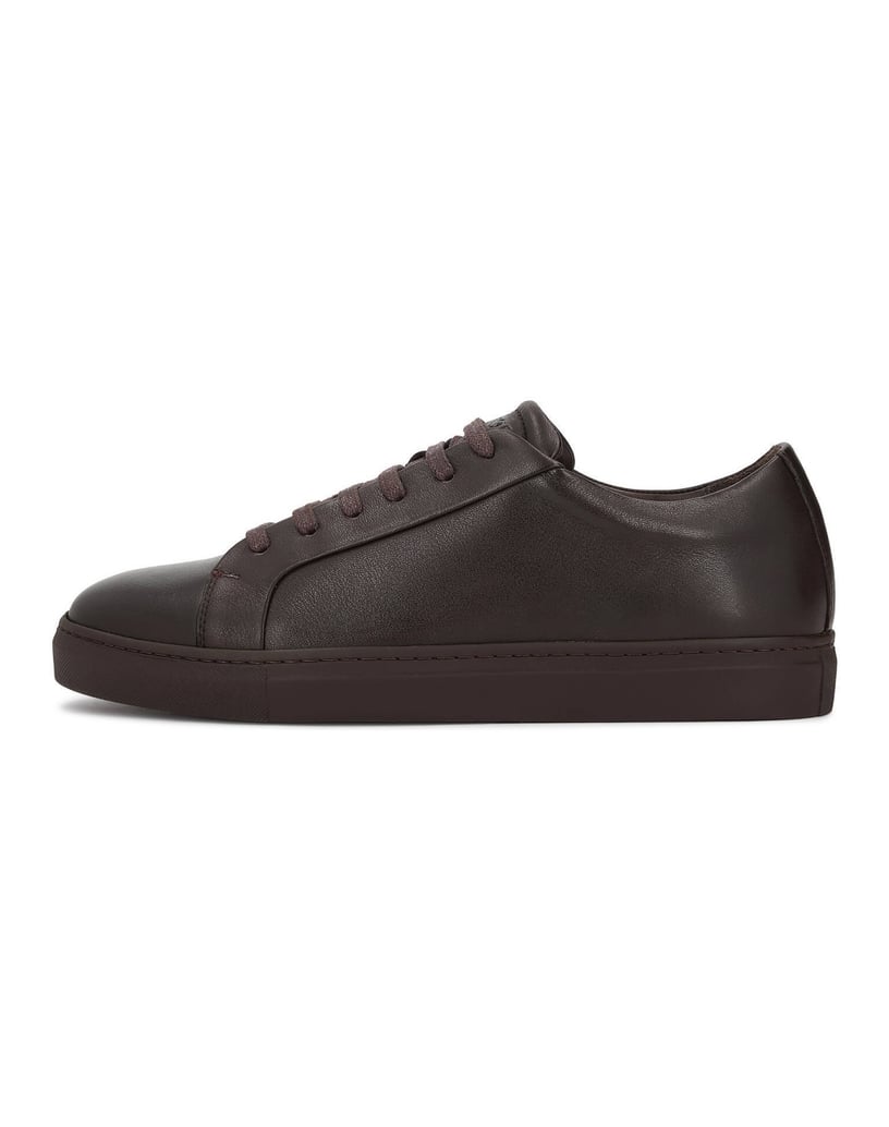 Kazar-Brown-leather-low-top-sneakers-hnedá