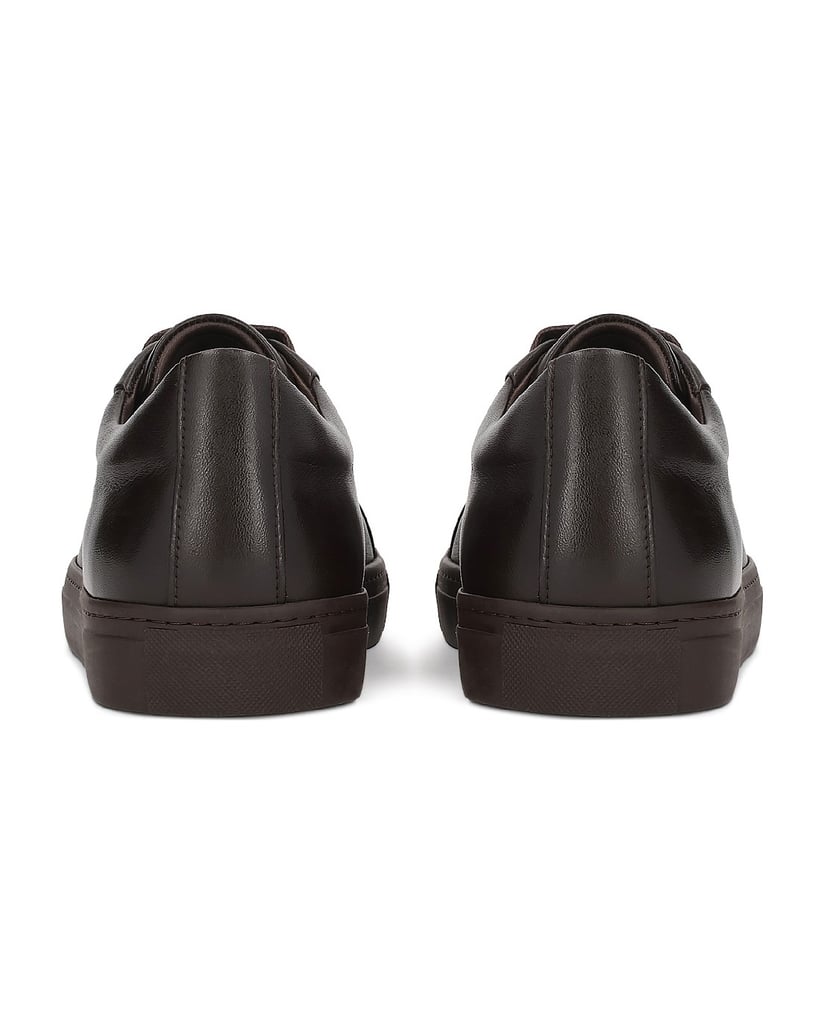 Kazar-Brown-leather-low-top-sneakers-hnedá