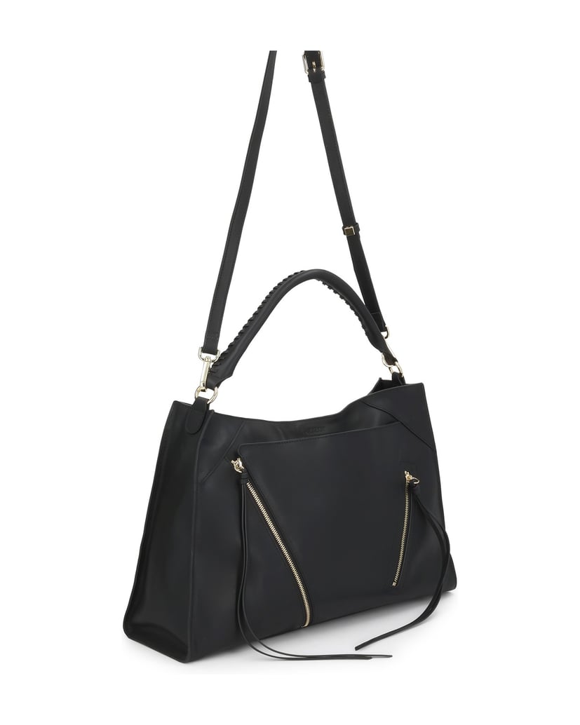 Kazar-A-roomy-shopper-bag-made-of-soft-black-leather-čierna