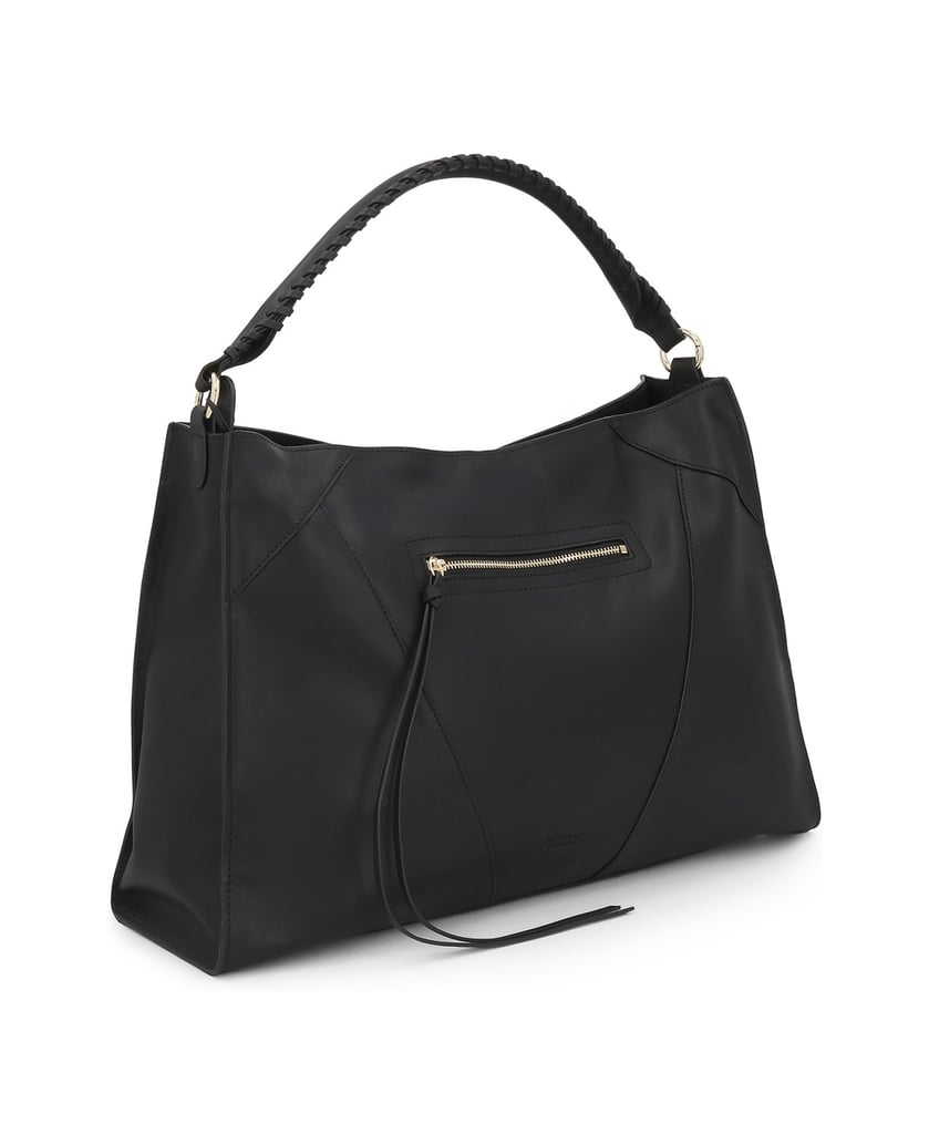 Kazar-A-roomy-shopper-bag-made-of-soft-black-leather-čierna