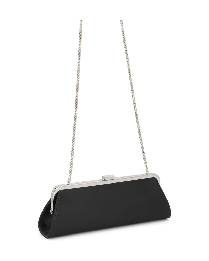 Kazar-An-oblong,-leather-bag-with-an-elegant-frame-čierna