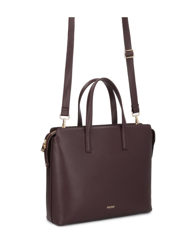 Kazar-An-elegant-maroon-leather-business-bag-červená