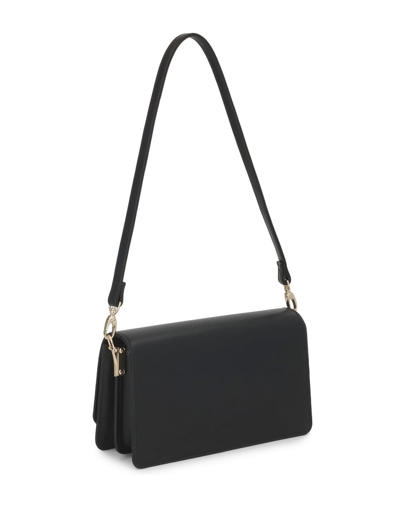 Kazar-Small-leather-bag-with-a-flap-čierna
