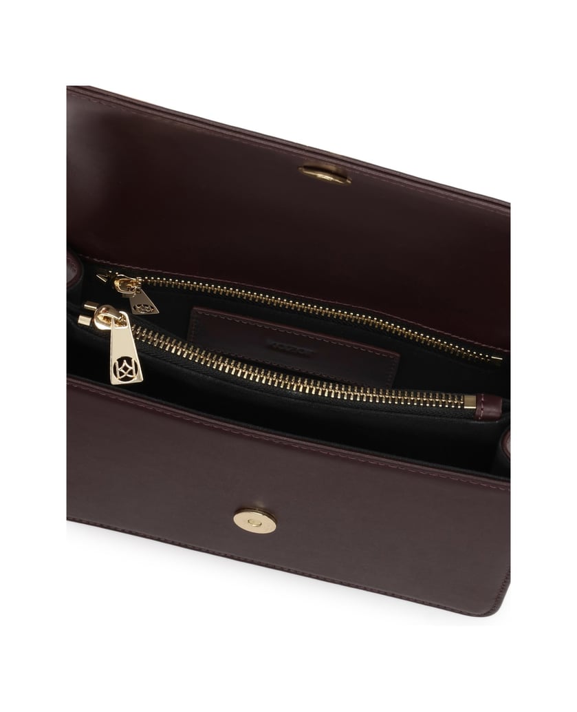 Kazar-Maroon-leather-accordion-style-shoulder-bag-červená