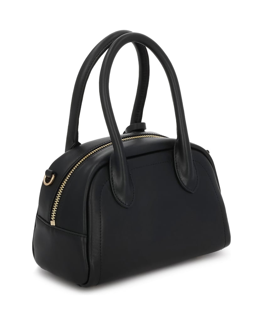 Kazar-Leather-mini-satchel-with-a-detachable-coin-purse-čierna