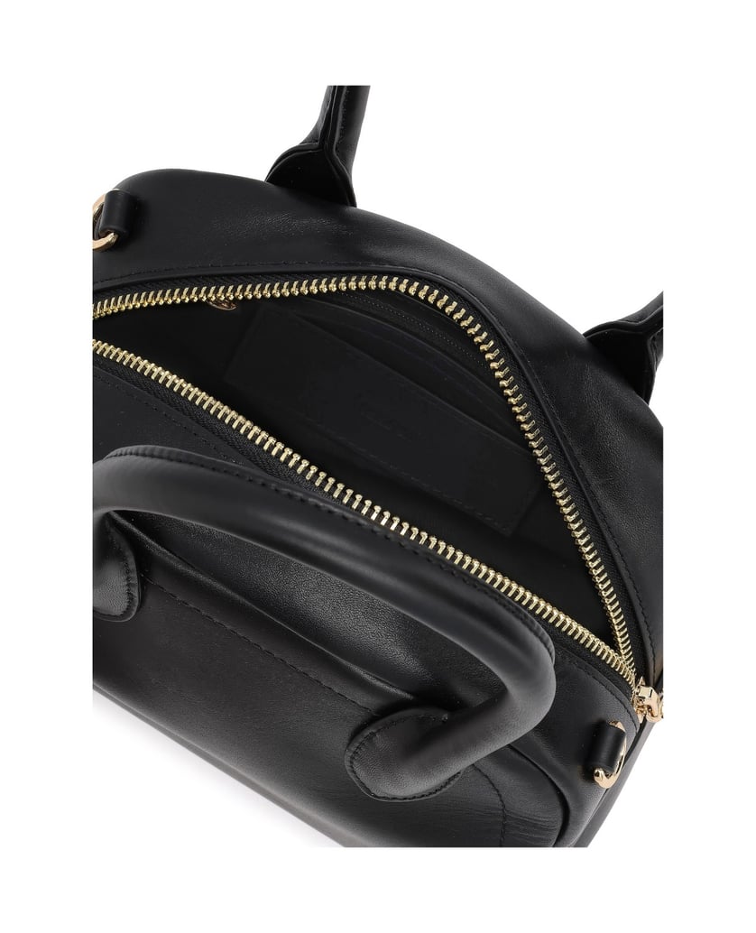 Kazar-Leather-mini-satchel-with-a-detachable-coin-purse-čierna