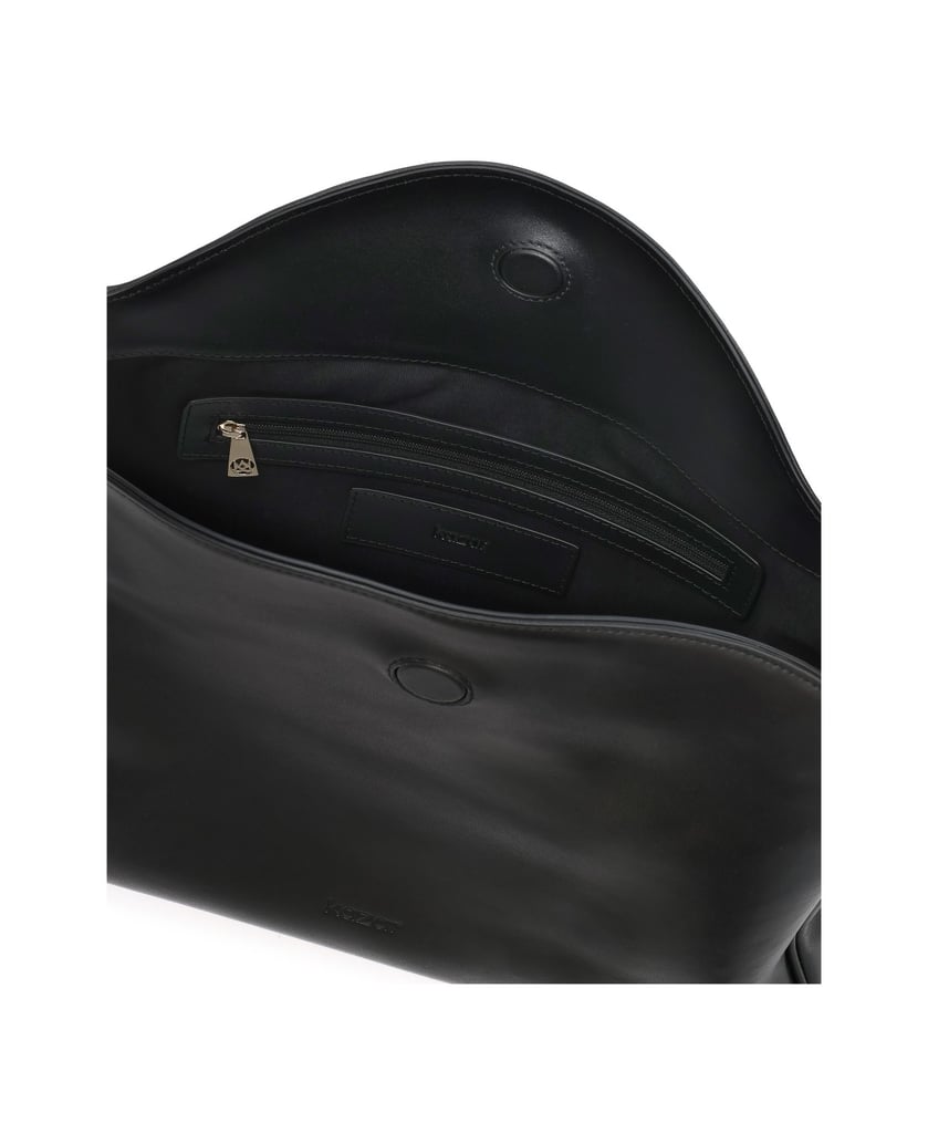Kazar-Black-shoulder-bag-with-a-wide-shoulder-strap-čierna