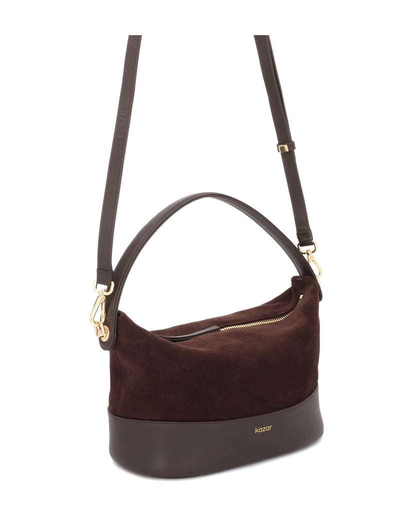 Kazar-Dark-brown-suede-and-smooth-leather-bag-tmavá-hnedá
