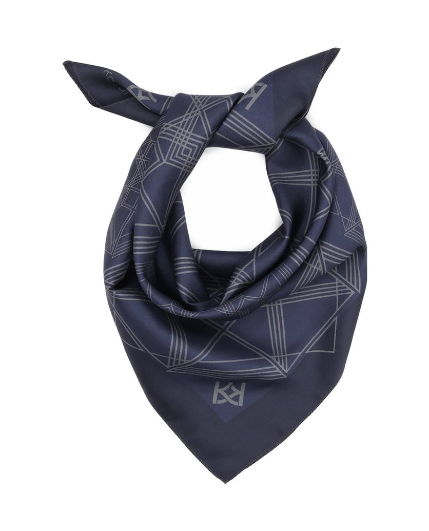 Kazar-Silk-scarves-with-a-subtle-print-tmavá-modrá
