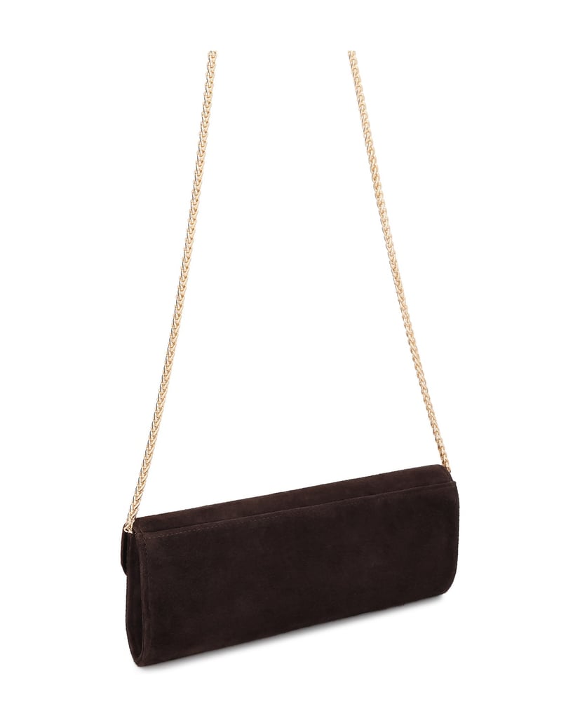 Kazar-Elegant-oblong-suede-occasional-bag-tmavá-hnedá