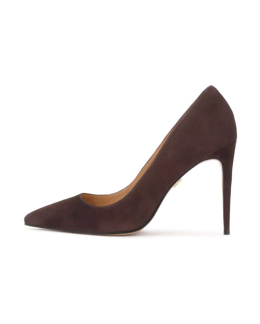 Kazar-Brown-suede-pumps-on-a-high-stiletto-heel-hnedá
