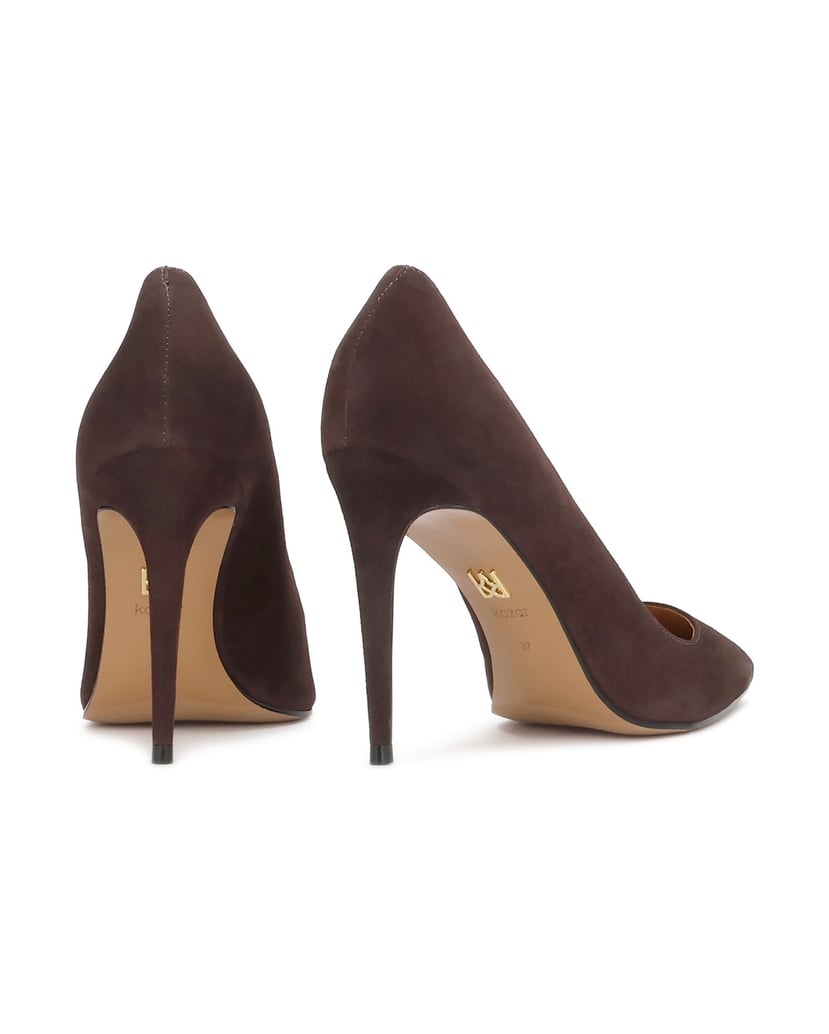 Kazar-Brown-suede-pumps-on-a-high-stiletto-heel-hnedá