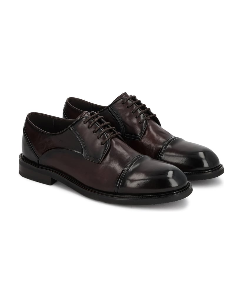 Kazar-Brown-shaded-half-shoes-with-overlapping-toe-box-hnedá