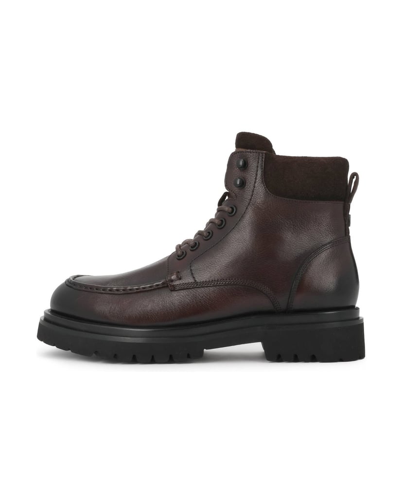 Kazar-Brown-Flat-Ankle-Boots-with-a-high-leather-shaft-hnedá