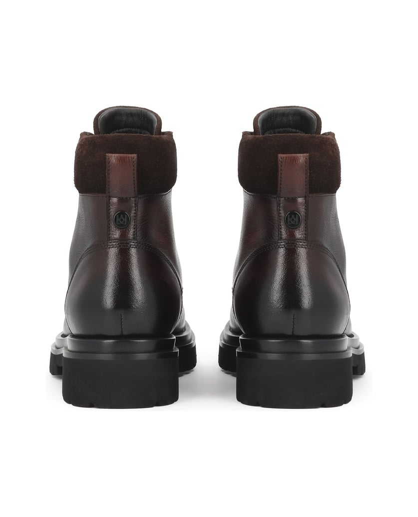 Kazar-Brown-Flat-Ankle-Boots-with-a-high-leather-shaft-hnedá