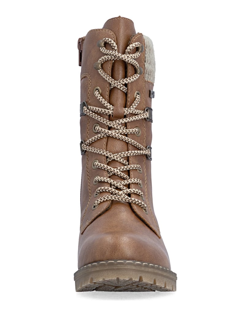 Rieker-Šněrovací-kozačky-Y9107-hnědá
