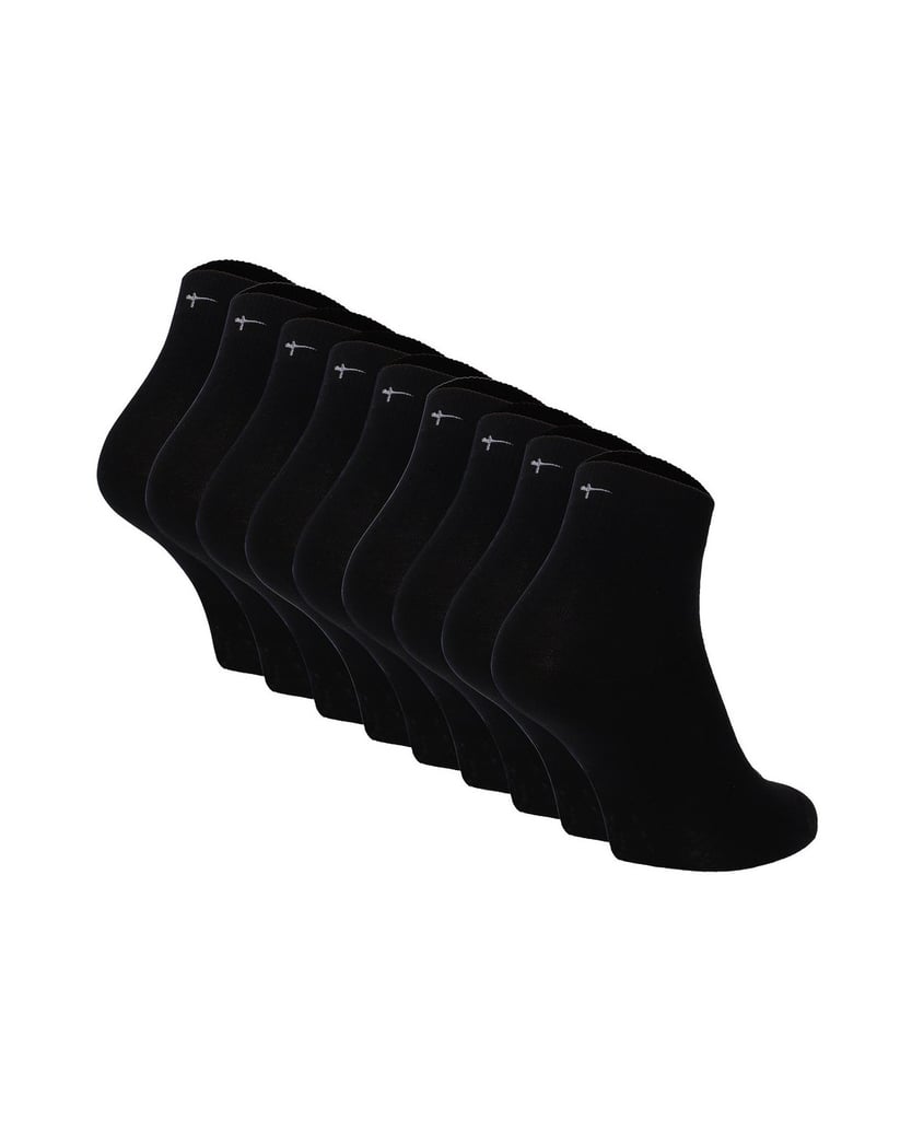 TAMARIS-Damen-Socken-9er-Pack-Comfort-Cotton-Quarter-9-Pack-schwarz