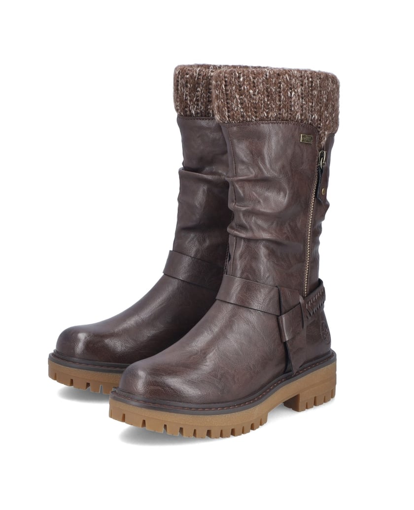 Rieker-Vysoké-kozačky-92984-hnědá