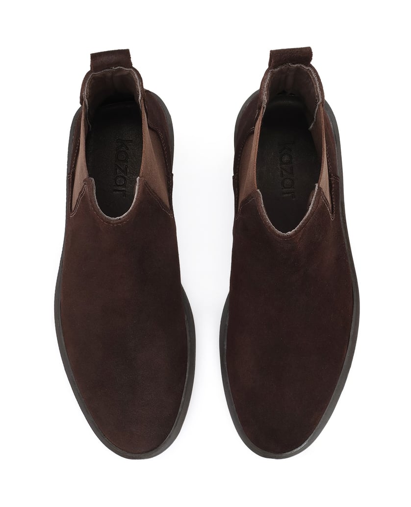 Kazar-Classic-brown-suede-chelsea-boots-hnedá