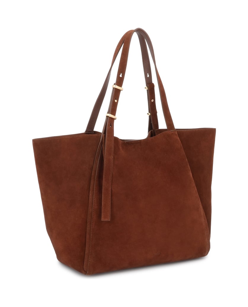 Kazar-A-roomy-shopper-bag-made-of-light-brown-suede-ťavia