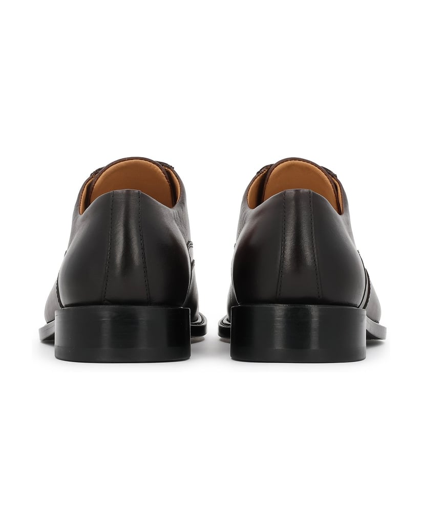 Kazar-Elegant-brown-leather-oxfords-hnedá