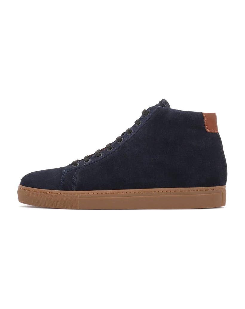 Kazar-Navy-blue-suede-sneakers-with-brown-accents-tmavě-modrá