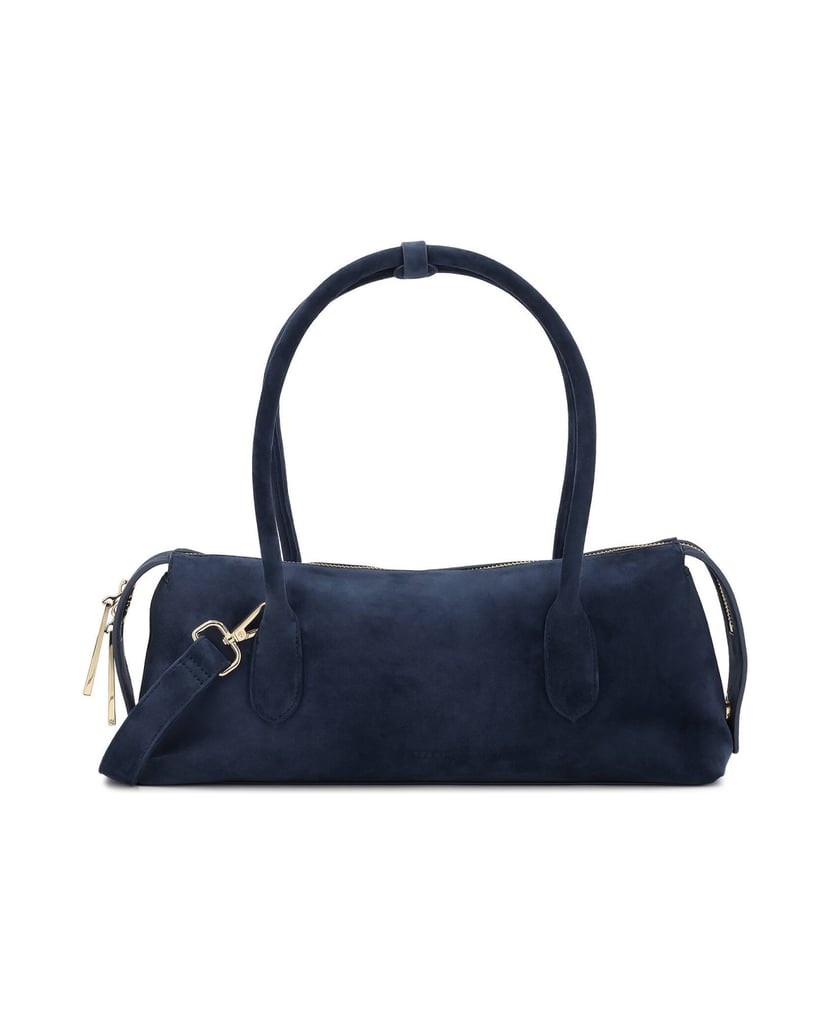 Kazar-Navy-blue-suede-shoulder-bag-tmavě-modrá