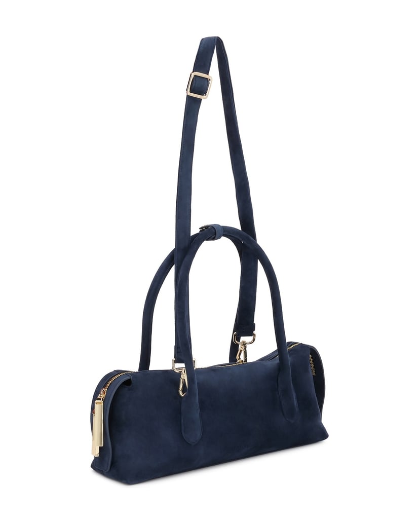 Kazar-Navy-blue-suede-shoulder-bag-tmavě-modrá