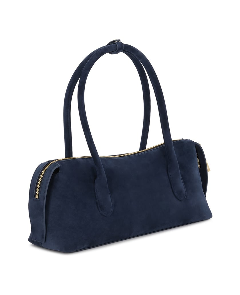 Kazar-Navy-blue-suede-shoulder-bag-tmavě-modrá