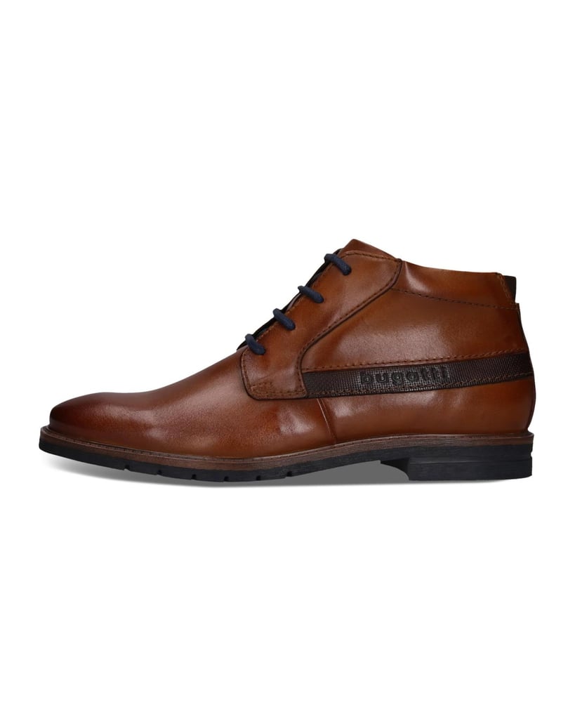 BUGATTI-Schnürstiefel-cognac