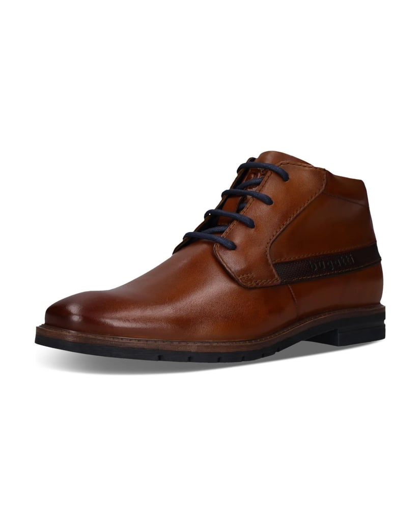 BUGATTI-Schnürstiefel-cognac